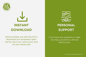 Exquisite Combination Resume Template