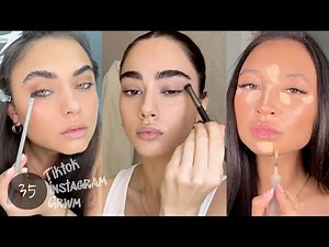 How to makeup 2023 💄 GRWM Tiktok compilation 💋