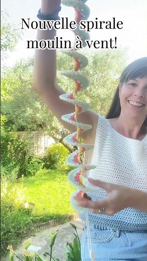 New crochet windmill spiral 🧶