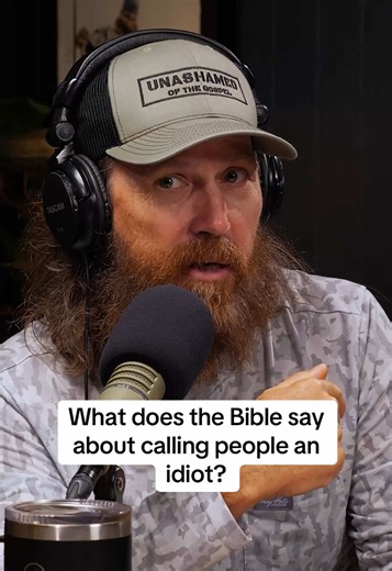 What does the Bible say about calling people an idiot? #unashamedpodcast #jaserobertson #biblestudy #love #christiantiktok