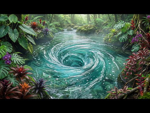 Healing Water Vortex + 432Hz Frequency | Deep Meditation, Stress Relief, Sleep Music