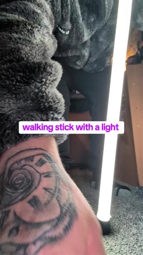 walking stick with a light #walkingstick #walking