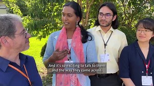 Science Comedian Brian Malow speaks with Surabhi Kandaswamy, Ufuk Çakır, and Clare Xie, finalists of the 4th Lindau Online #Sciathon. They talk about their idea to clean up the global plastic pollution problem with physical engineering - and about the Lindau Meetings experience itself. ➡️Find the full interview on Youtube: https://youtube.com/live/d0rW0xPSJjQ | Lindau Nobel Laureate Meetings