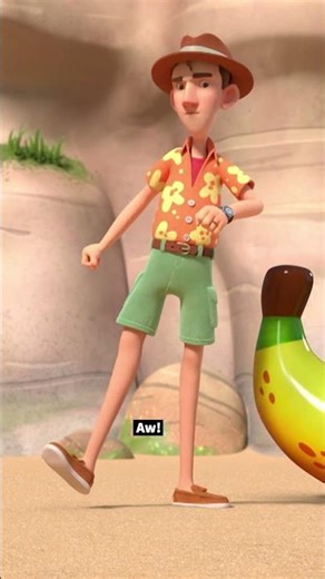 Mr. Brown vs. the banana floatie 🏖️