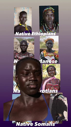 Real Burnt Faces of Ethiopia, Sudan, Egypt, Somalia | Native Ethiopian Women