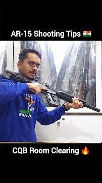 Civilian AR-15 Shooting Tips 🇮🇳 🔥 #CQB #roomclearing