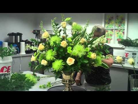 Altar Flower Arrangement STEP FIVE