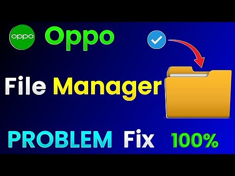 Oppo File Manager Problem Solve | How To Fix Oppo Mobile File Manager Problem