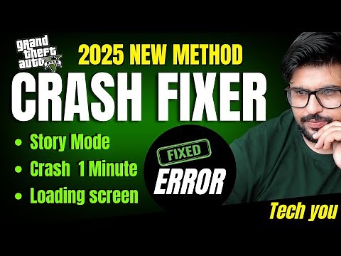 GTA 5 Crash Fix After Installing Mods | GTA V Mod Crash Solution | Tech You