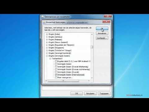 Toetsenbord Instellingen Taal Wijzigen Van Nederlands Naar Engels-VS