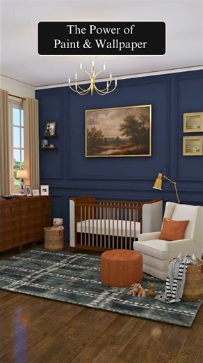 It’s Amazing What Paint & Wallpaper Can Do to a Wall #wallpaint #wallpaper #colors