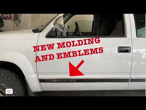 SIERRA 2500 DOOR MOLDING AND EMBLEMS
