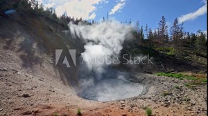 Mud Volcano, Mud Volcano Area, Yellowstone National Park, Wyoming, United States of America