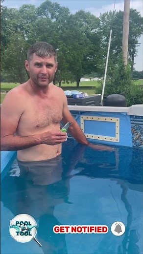 REPLACING A LEAKY ABOVE GROUND POOL SKIMMER WITH A PATCH