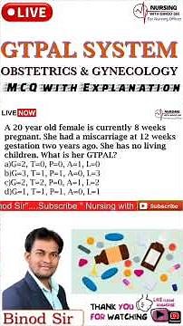 GTPAL System II MCQ with Explanation II Obstetrics & Gyne #viralnursingbinodsir #nursingwithbinodsir