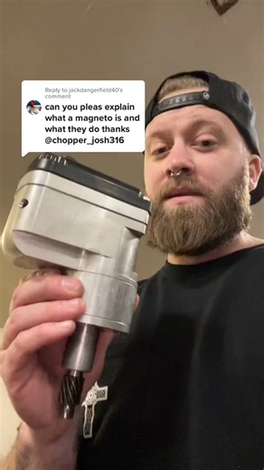 What is a Magneto? Reply to @jackdangerfield40 #harley #harleydavidson #hd #mc #fyp #custom #chopper #choppertime #motorcycle #motivation #spark #science #magic #Magnito | Chopper Time