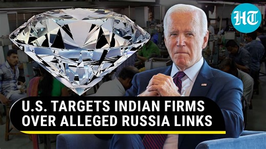 U.S. Targets Indian Diamond Firms Over 'Russia Links'; Biden Admin Freezes $26 Million | Report