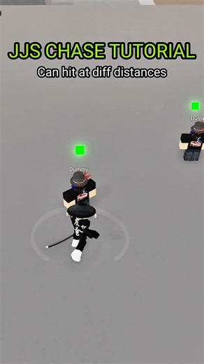 JJS CHASE TUTORIAL #jjs #roblox #jujutsushenanigans #skillbuilder #shorts