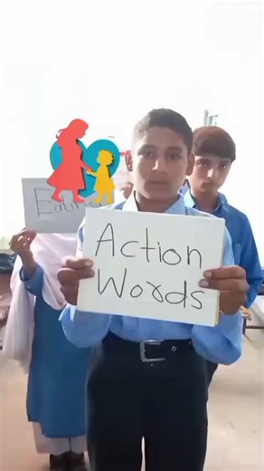 Action Words Activity