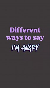 Different ways to say I'm angry #learnenglish #english #vocabulary #pronunciation #accent #تعلم_اللغة_الانجليزية #انجليزي #تعلم_انجليزي # | Ahmed Ridwan