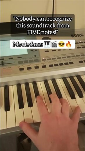 Can you recognize this soundtrack with FIVE notes? 🤔