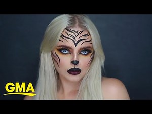 Get the look: How to transform into a fierce, beautiful ‘Tiger Queen’ for Halloween