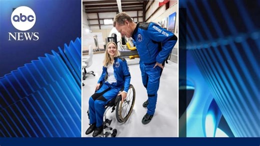 Blue Origin sends its first wheelchair user to space | Sharon Hagle