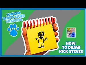Jon Kim Blue's Clues Drawing - How To Draw Rick Steves