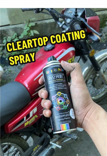 Top Clear Coating Spray for Motorcycle and Art Projects