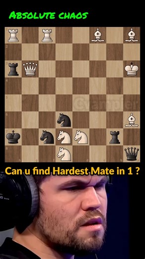 Hardest Chess Puzzle | Chess tactics #shorts #chess