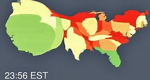 Watch: America's Mood, Visualized Via Twitter - Towleroad Gay News