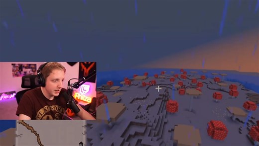 "What is this generation?!": Minecraft streamer Ph1LzA finds 6 Mushroom Islands on Origins SMP