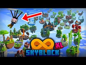 Minecraft Skyblock with INFINITY Islands..