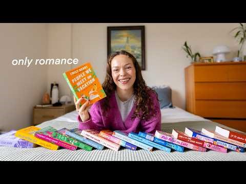 only reading romance books | reading vlog & new releases!