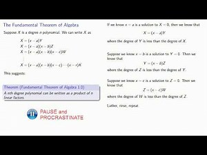 Root and Remainder Theorem, Part Two