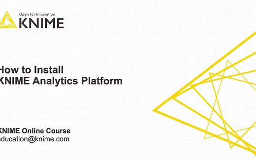 KNIME-初学者入门