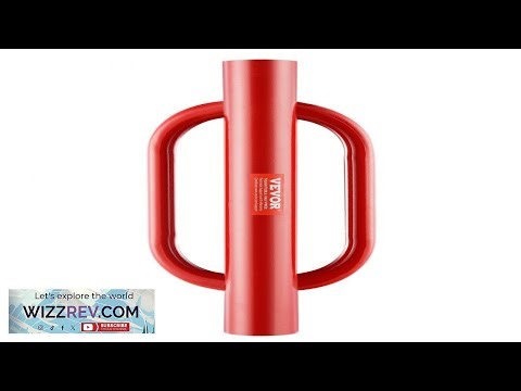 VEVOR Steel Fence Post Driver 4.11" ID 22LB Carbon Steel