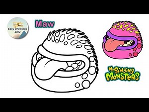 How To Draw My Singing Monsters - Maw | Easy Drawings BRO