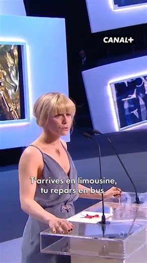 Marina Foïs en plein déni lors de la 38e Cérémonie des César en 2013 🤣 Rendez-vous le jeudi 26 février pour la 51e Cérémonie des César, à 20h30, en clair et en direct sur CANAL . | Oh My Mag