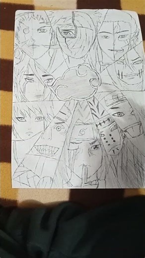all akatsuki drawing