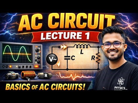 AC Circuit Lecture 1| PYQ Solving | Physicswithaniketsir |