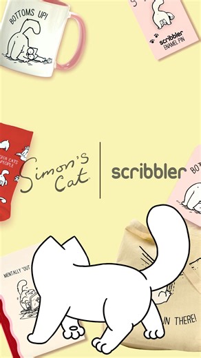 Bottoms Up! 😽 The most pawsome mug is here! Our Scribbler Cards collection of pawsome gifts & cards is out now: https://www.scribbler.com/collections/simons-cat-collection Shop in Scribbler stores and via scribbler.com (UK only) | Simon's Cat