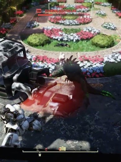 Deathclaw chaos at Whitespring. Fallout 76 #shorts #gaming #fallout