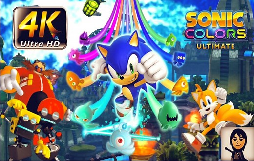 【搬运 4K 60帧】索尼克:缤纷色彩究极重制版（Sonic Colors Ultimate）全图100%无挂结操作全流程通关视频