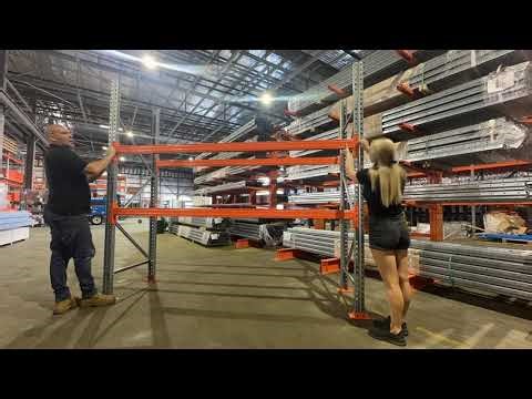 Effortless Pallet Racking Installation with Emily and Rudy | Unirack DIY Guide