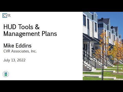 HUD Tools and Management Plans