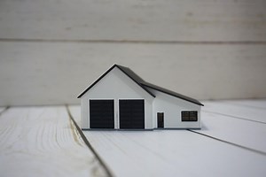 Barndominium House • Double Bay Garage - N-scale (1:160) - Etsy