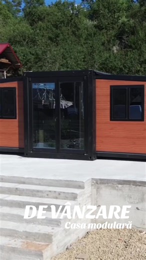 Casă modulară complet echipată de vânzare