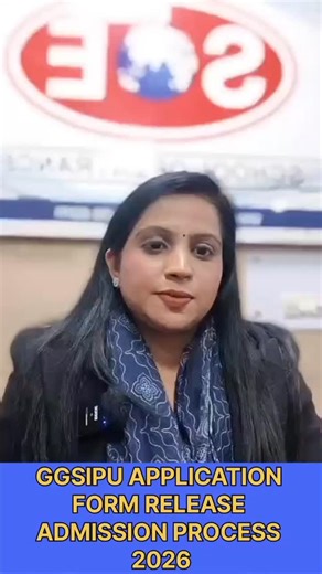 Soe India on Instagram: "GGSIPU APPLICATION FORM RELEASE 2026 #reeitfeelit #schoolofentrance #postoftheday #viewforview #admission"