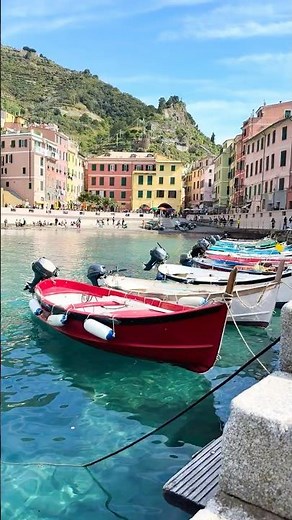 VERNAZZA 🇮🇹 Most Beautiful Village in Cinque Terre | Italy 4K Walking #shorts